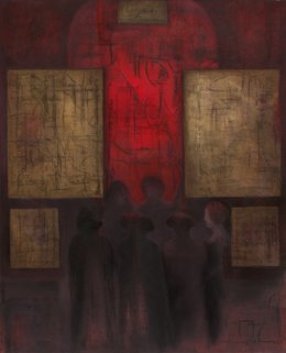 Archivo - Réquiem por Enrique Morente, obra de la exposición Estancias del Alma de los hermanos artistas Díaz de Bustamante Loring