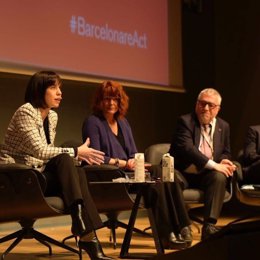 La ministra Diana Morant en les jornades React de reactivació econmica de Barcelona