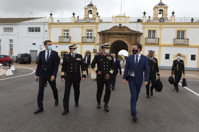 Acto de entrega a la Real Marina Saudí de la primera corbeta realizada en la Bahía de Cádiz.