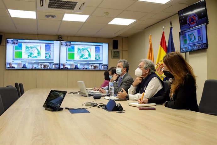Reunión de la Unidad de Valoración de Riesgos, órgano del Protocolo sobre Coordinación de Actuaciones ante situaciones meteorológicas Extremas