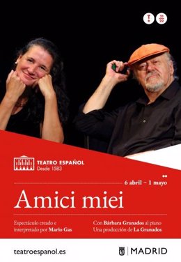 Mario Gas regresa al Teatro Español con el espectáculo de música y poesía Amici miei