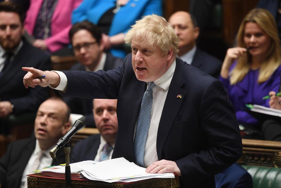 El primer ministro de Reino Unido, Boris Johnson.