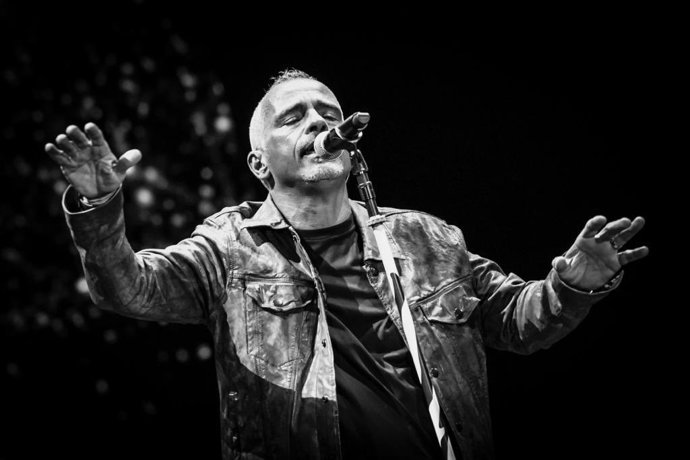 Archivo - El italiano Eros Ramazzotti en concierto