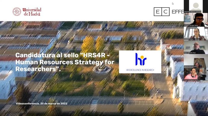 Sesión telemática para detallar el procedimiento para que la Universidad de Huelva obtenga la acreditación HRS4R.