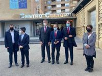 Lambán cree que la apertura de la estación de Canchanchú en Semana Santa es una decisión "responsable"