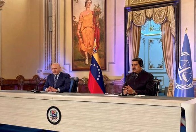 El fiscal jefe del TPI y el presidente venezolano