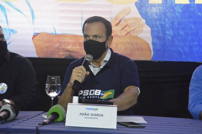 Archivo - El gobernador del estado de Sao Paulo, Joao Doria.