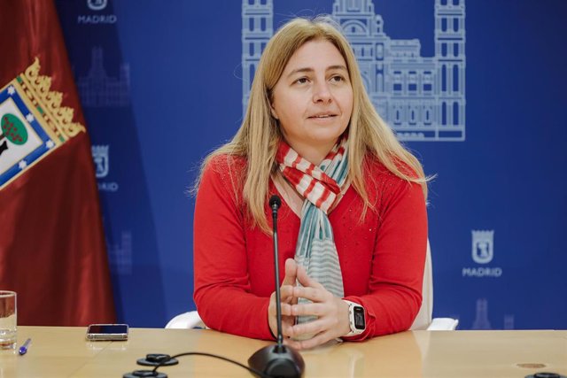 La portavoz del Gobierno municipal y delegada del Área de Seguridad y Emergencias del Ayuntamiento de Madrid, Inmaculada Sanz.