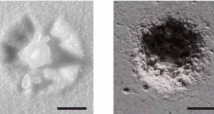 Un nuevo estudio de la Universidad de Minnesota Twin Cities muestra por qué las gotas de líquido tienen la capacidad de erosionar superficies duras, un descubrimiento que podría ayudar a los ingenieros a diseñar materiales más resistentes a la erosión.