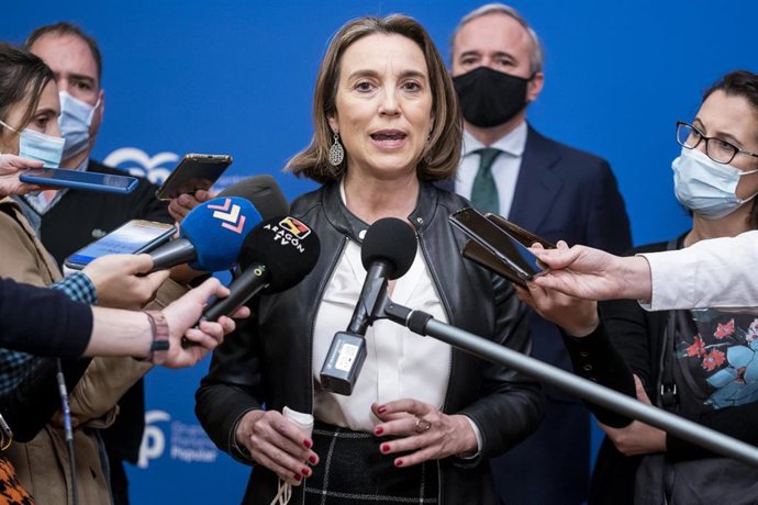 La coordinadora general del PP, Cuca Gamarra, en una imagen de archivo