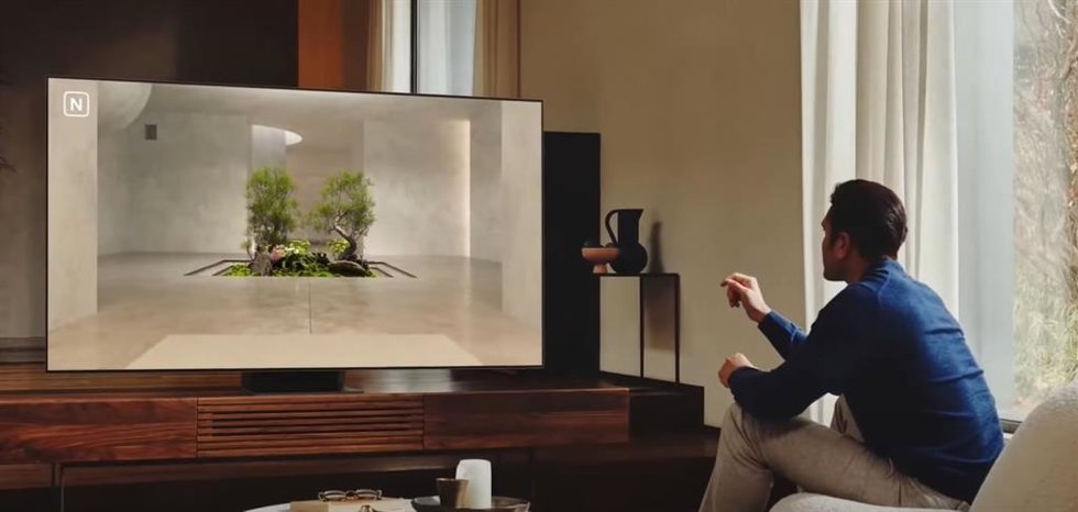 NFTs en una televisión Samsung.