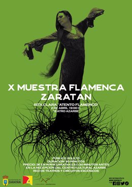 Rita Clara presenta este sábado en la 'X Muestra Flamenca Zaratán' su nuevo espectáculo '¡Atento!... Flamenco!