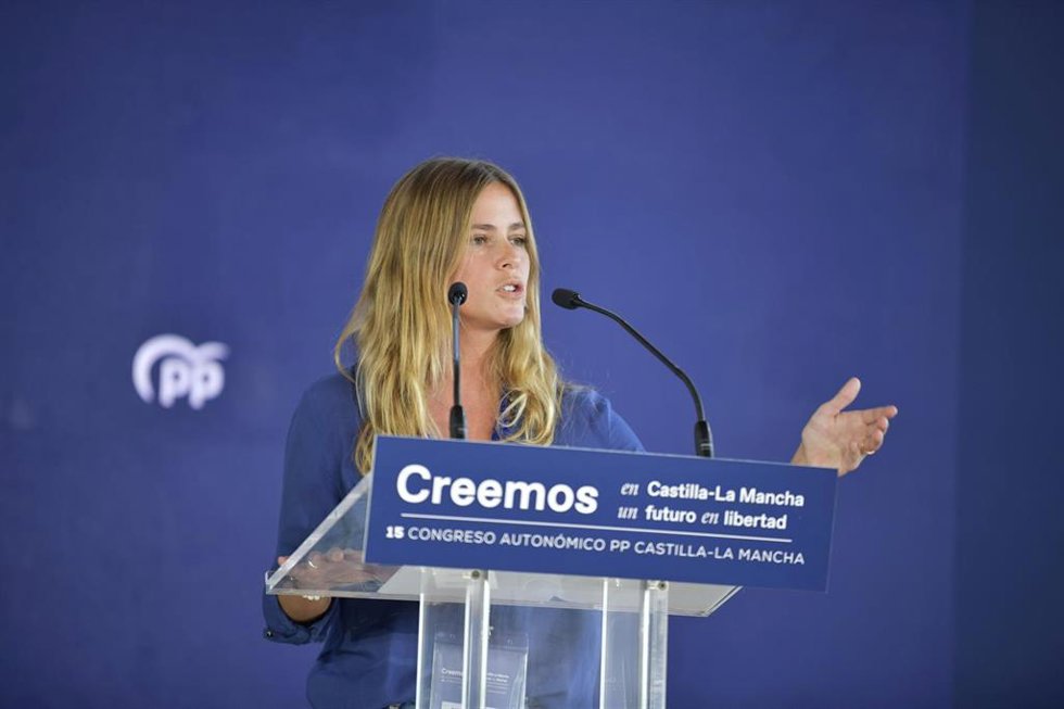 Archivo - La presidenta de NNGG, Bea Fanjul