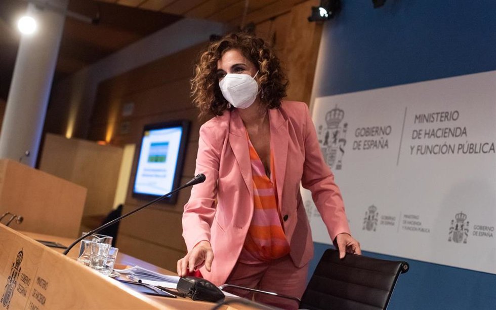 La ministra de Hacienda y Función Pública, María Jesús Montero.