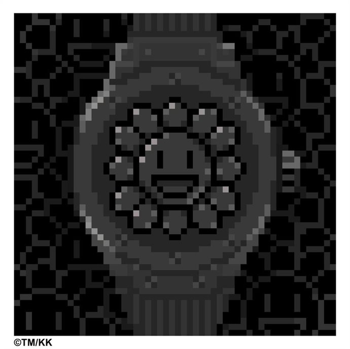 NFT Hublot Takashi Murakami Sapphire Rainbow and NFT Hublot Takashi Murakami Sapphire All Black.