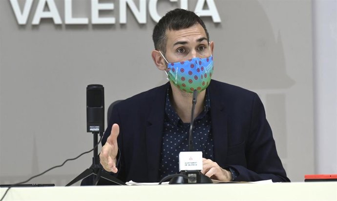 Archivo - El vicealcalde de Valncia y portavoz del gobierno municipal, Sergi Campillo, en una imagen de archivo. 