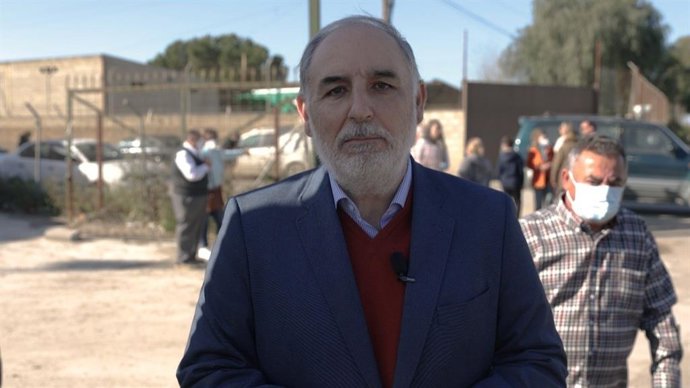 El presidente del grupo parlamentario Vox en Andalucía, Macario Valpuesta.