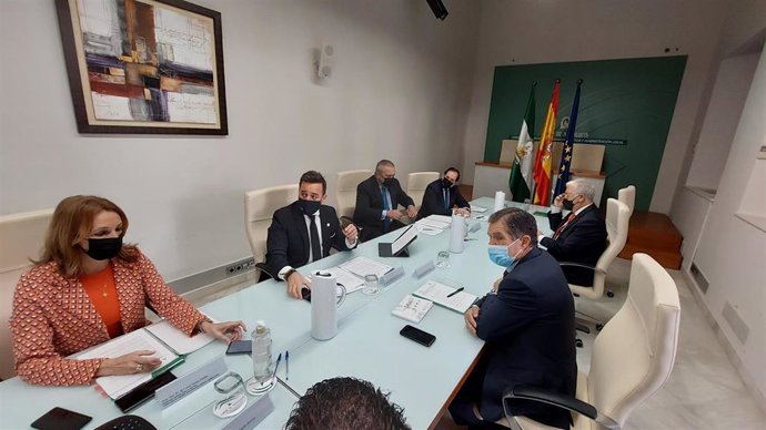 Cardenete y Del Río, en la Comisión Mixta celebrada entre la Consejería de Justicia y el TSJA.