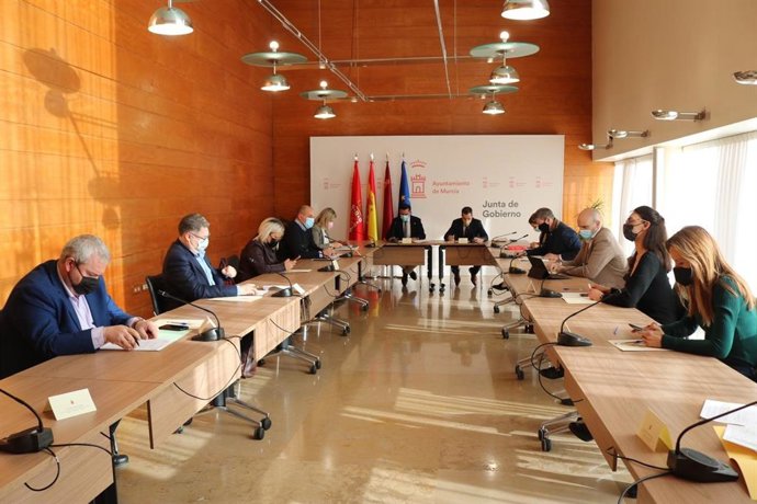 Reunión de la Junta de Gobierno del Ayuntamiento de Murcia