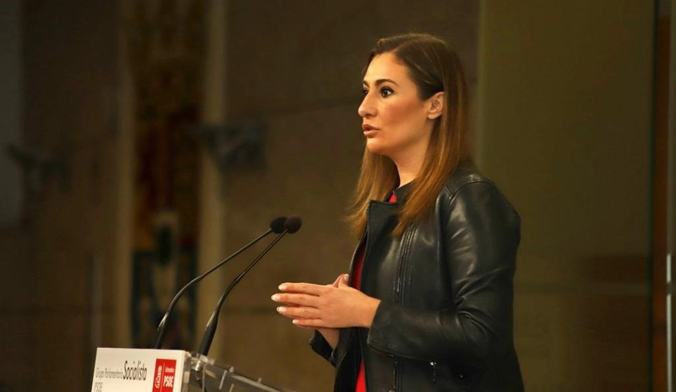 La diputada socialista, Lara Garlito.
