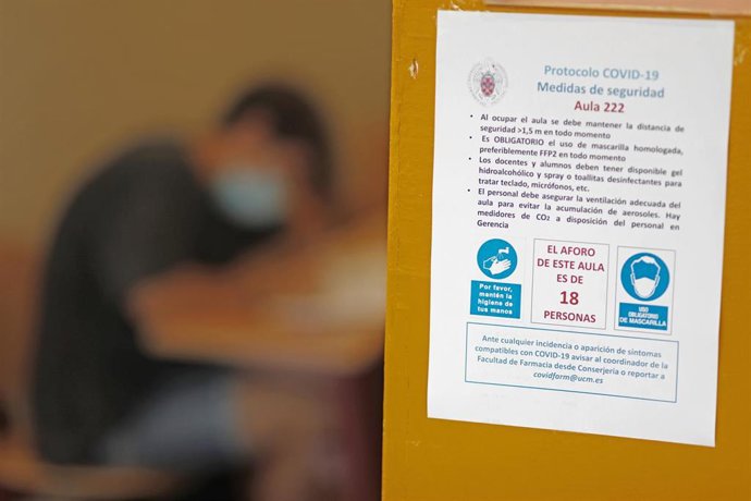 Archivo - Los exámenes se realizarán cumpliendo con los protocolos sanitarios por el covid.