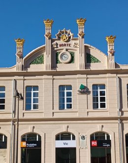 Archivo - Estació de tren de Vic (Barcelona)