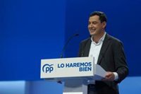 Moreno, seguro de que el PP saldrá "ganador" del congreso, aconseja a Feijóo que no olvide "nunca de dónde" viene