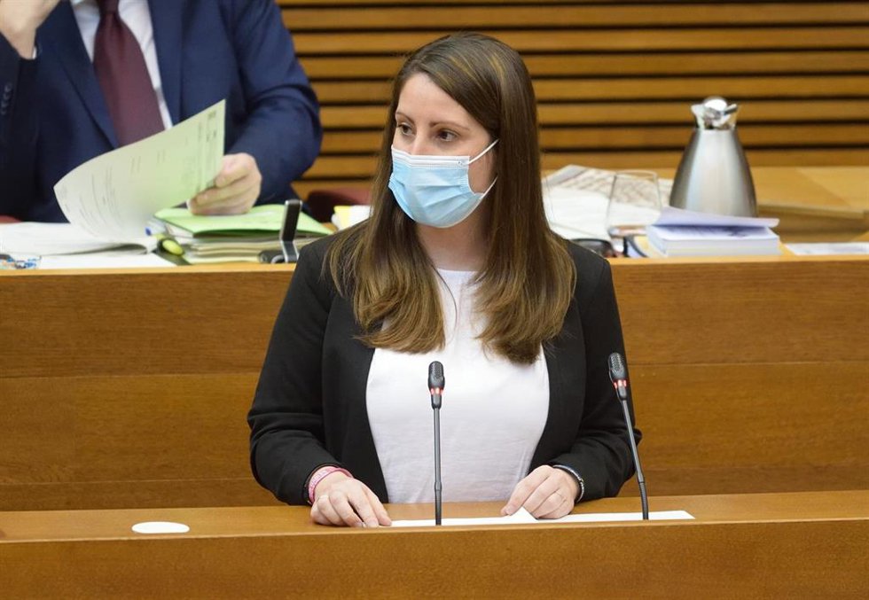 Archivo - La síndica de Vox Ana Vega