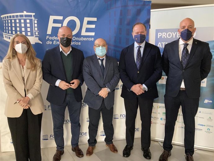 Autoridades en la inauguración de las jornadas técnicas transfronterizas España-Portugal.