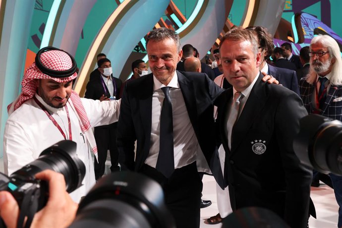 Luis Enrique y Hansi Flick