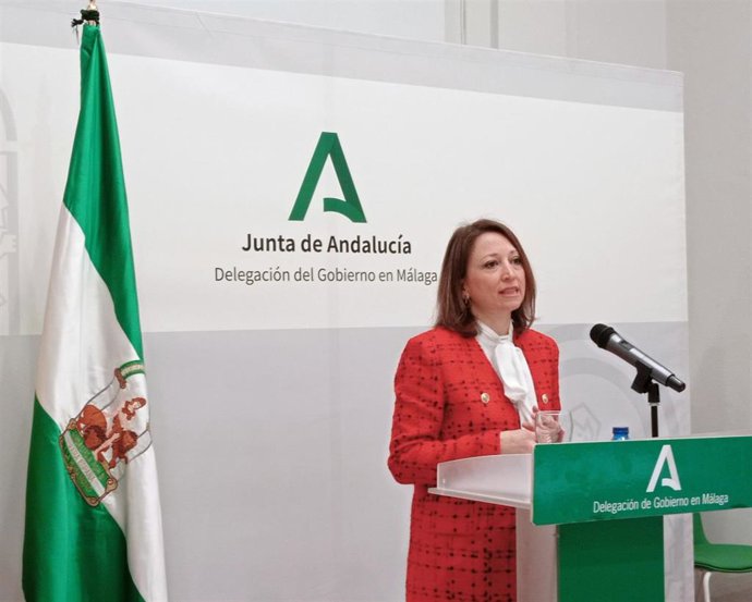 Archivo - Patricia Navarro, delegada del Gobierno andaluz en Málaga, en una imagen de archivo