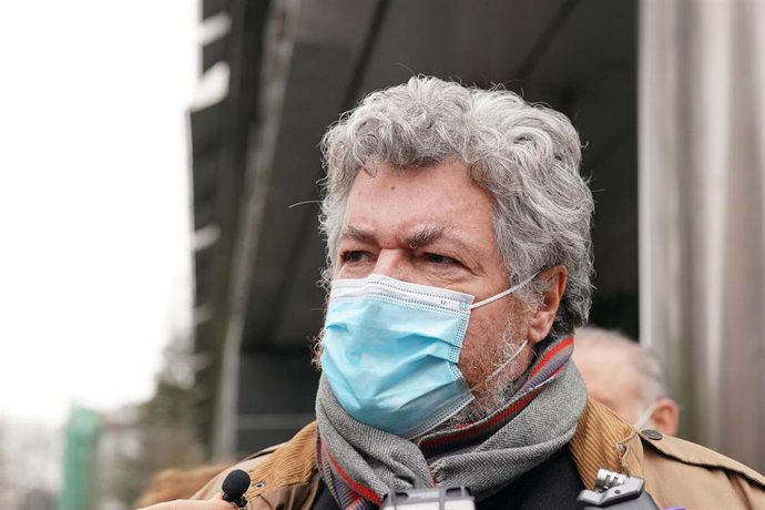 Archivo - El coordinador de Alianza Verde y diputado de Unidas Podemos en el Congreso, Juantxo López de Uralde, en Vitoria, País Vasco (España).