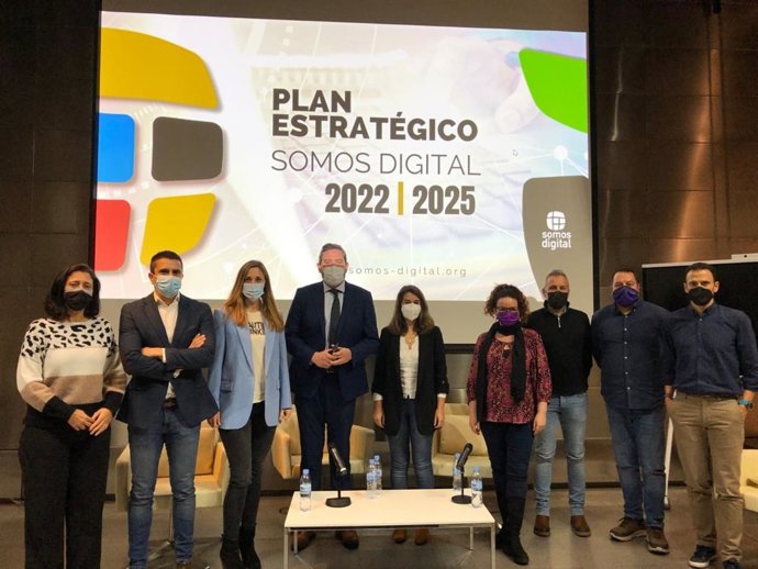 Un momento de la asamblea de la Asociación Somos Digital.