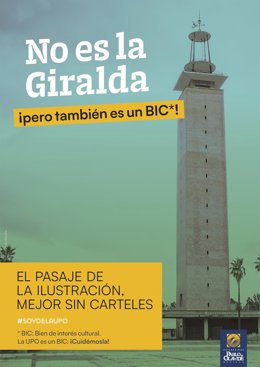 Cartel de la campaña de la Pablo de Olavide.