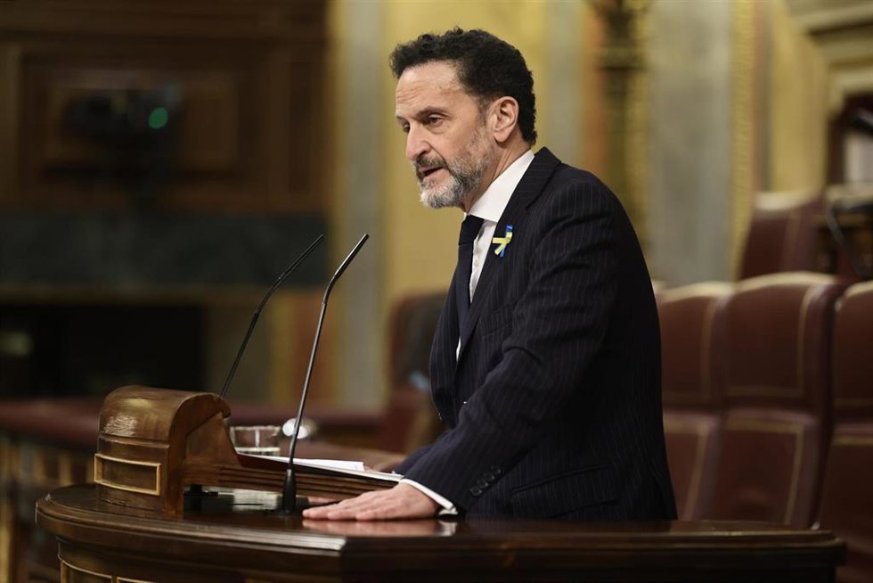 Archivo - El portavoz nacional de Ciudadanos, Edmundo Bal, interviene en una sesión plenaria, en el Congreso de los Diputados, a 2 de marzo de 2022, en Madrid (España). 
