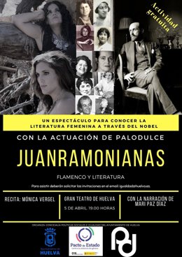 El Gran Teatro acoge el 5 de abril 'Juanramonianas', unión de flamenco y literatura "para promover la igualdad".