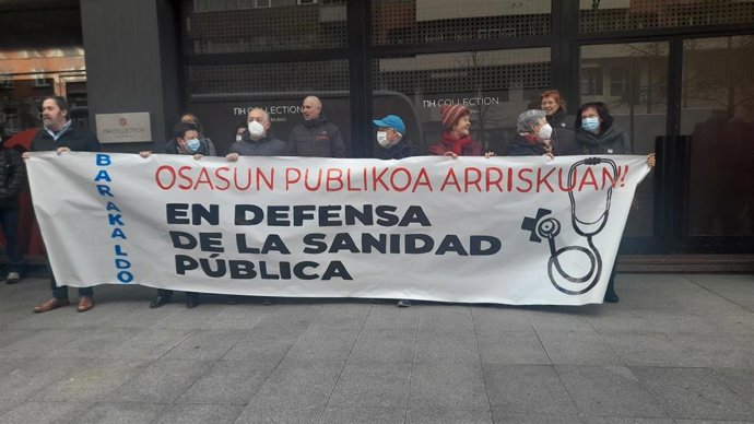 Concentración en apoyo a la sanidad pública