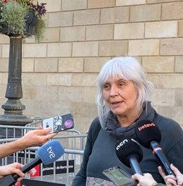 La líder de la CUP al Parlament, Dolors Sabater