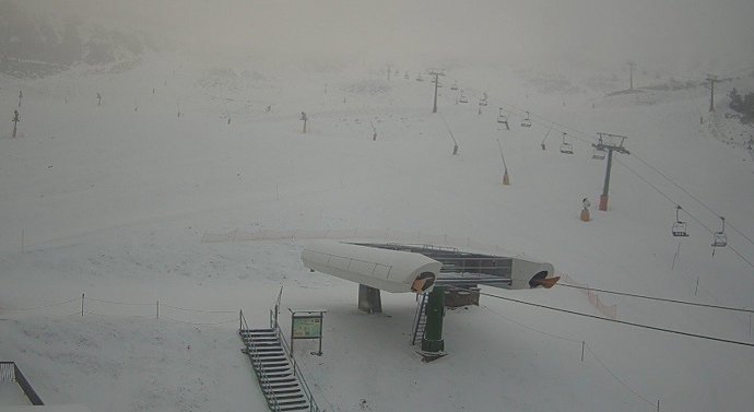 Archivo - Pista de la estación de esquí de Valdezcaray