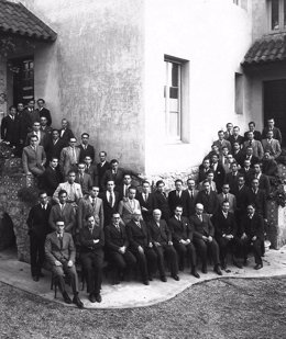 Profesores y alumnos del IQS en 1934