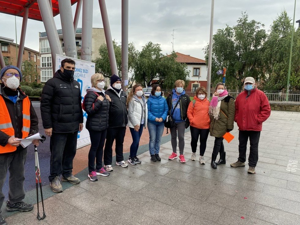 El municipio vizcaíno de Getxo acoge una nueva edición de su 'Paseo saludable'