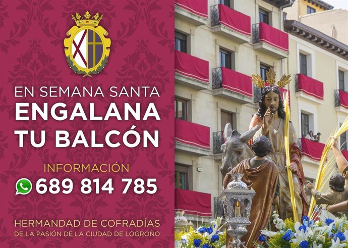 EN SEMANA SANTA, ENGALANA TU BALCÓN