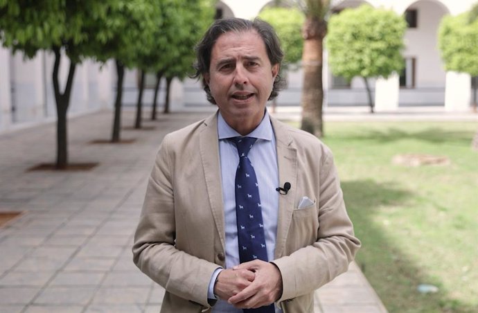 El portavoz de Vox en la Comisión de Cultura y Patrimonio Histórico en el Parlamento de Andalucía, Benito Morillo.