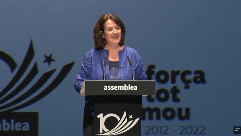 La presidenta de la ANC, Elisenda Paluzie