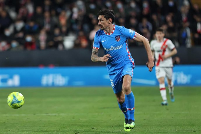 Stefan Savic con el Atlético de Madrid