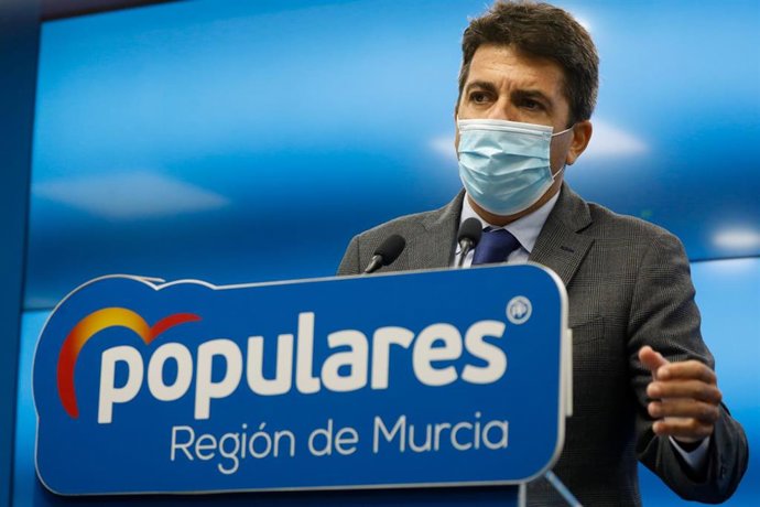 Archivo - El presidente del PPCV, Carlos Mazón, en una imagen de archivo. 