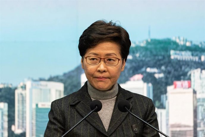 Archivo - La jefa de Gobierno de Hong Kong, Carrie Lam.
