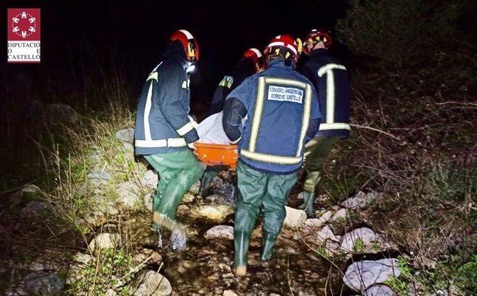 Rescatado el cadáver de un anciano en el río en Rosell