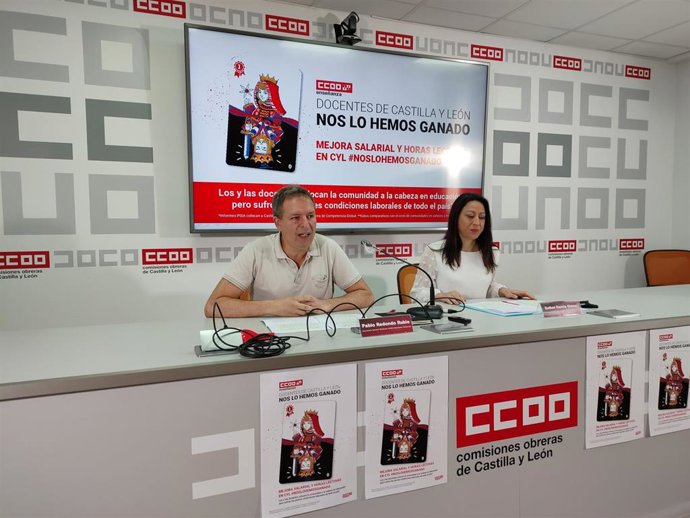 El secretario de Enseñanza de CCOO en Valladolid, Pablo Redondo Rubio.