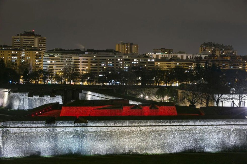 Iluminación en la Ciudadela.